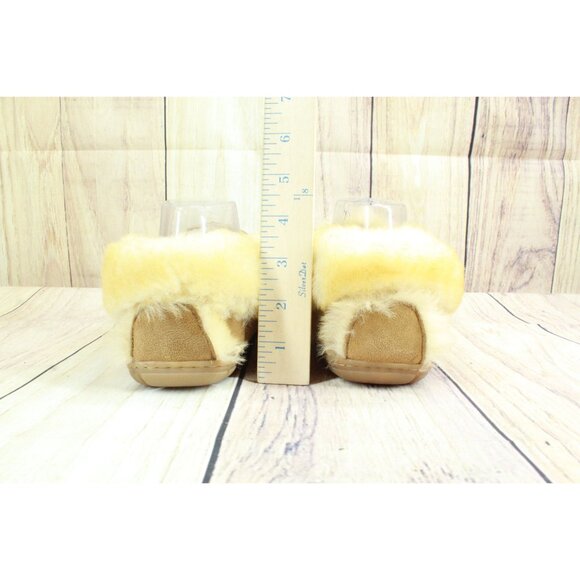 L.L. Bean wicked good tan shearling slippers size 8 - Picture 7 of 8